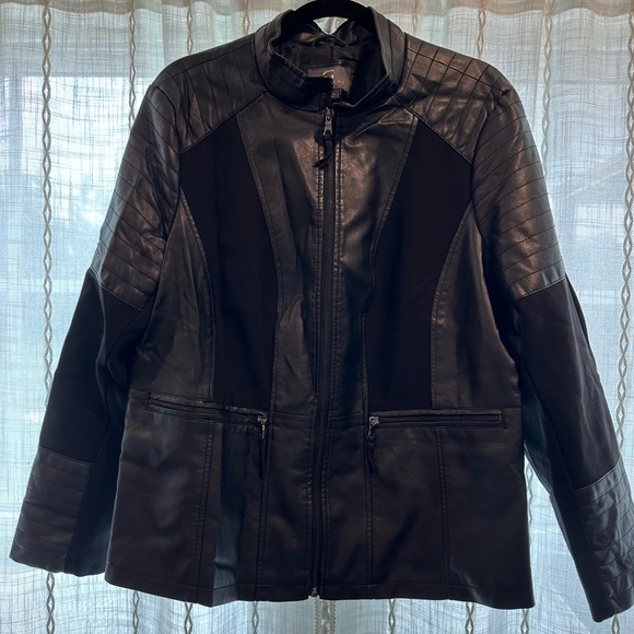 Gallery Jackets & Blazers - Gallery faux leather jacket